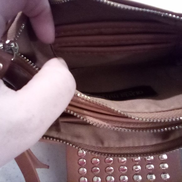 GUC Leather Studded Wristlet - Picture 9 of 16